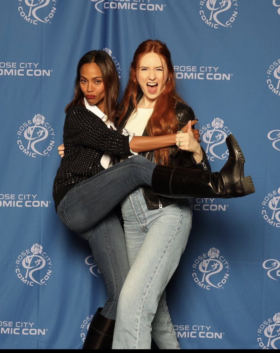 Sisters ❤️ @zoesaldana