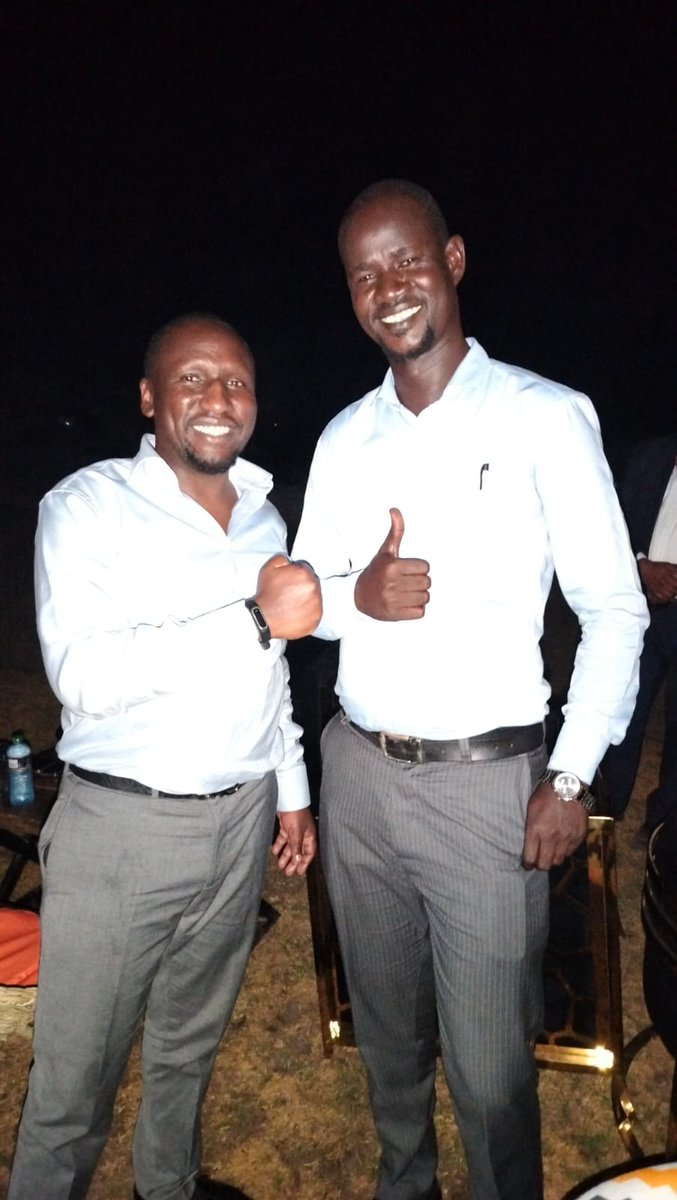 Joined Sen. Aaron Cheriuyot, of Kericho County during a dinner night in Turkana. Senate team is in Turkana for senate mashinani sessions than runs from Monday - Friday this week. @