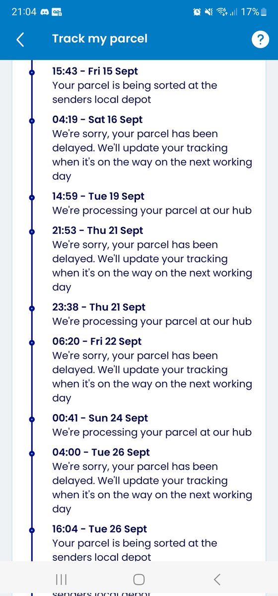 KellyBorrett's tweet photo. @evri_team any idea where my parcel is and why after many attempts of contact i'm still getting the same rubbish!! Either let me collect or deliver it! https://t.co/Vaij02QsIC