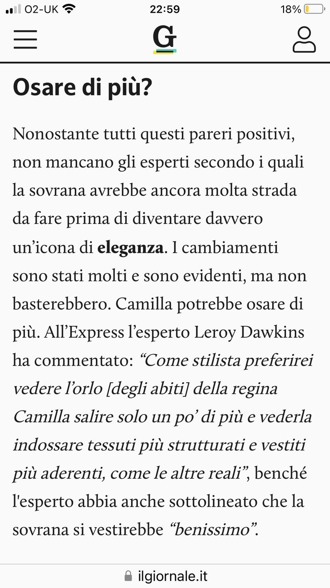 🚨 exclusive 🚨
.
Another great milestone for me 

.
Check out my latest my commentary in Italy’s 🇮🇹 <a href="/ilgiornale/">ilGiornale</a>.it newspaper and also online talking about queen Camilla’s style,  secured by @kayflawlessdigital 
.
.

.
#leroydawkins #journalist #dailyexpress #newyorkpost