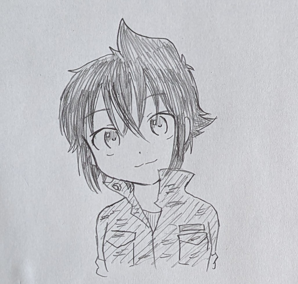 朝落書き 