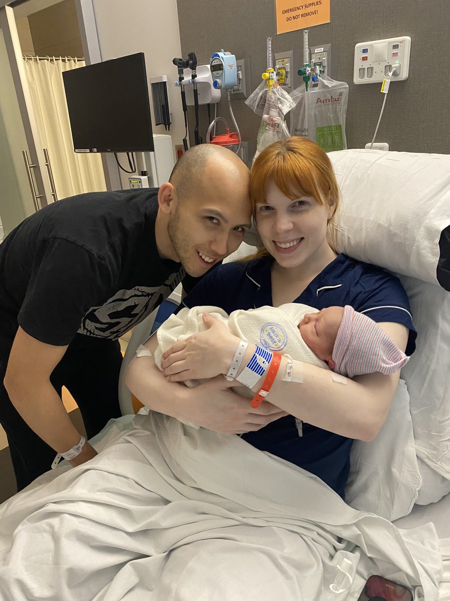 NumotTheNummy's tweet photo. Been a bit sleep deprived the last few days so haven't posted yet but I'M A DADDY. 
Pleased to introduce everyone to baby Hiro Egashira (he's our little "hero" too)

Mom @Kaboomily and baby are doing great - delivery was smooth - we've been home a few days now😍😍😍😍😍😍😍😍😍😍 https://t.co/q0S80IacJ9