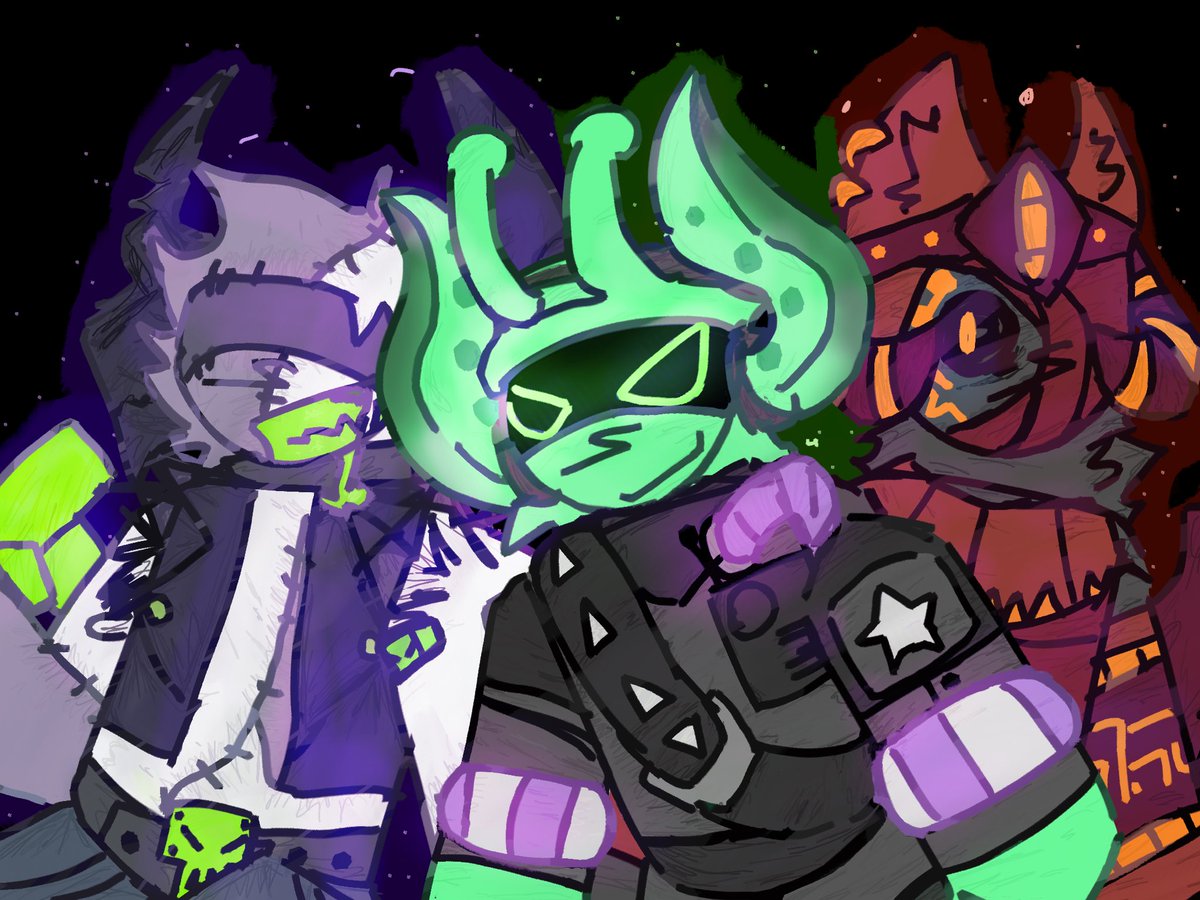 ToastyFoxzz's tweet photo. guys if you saw my old posts no you didn’t (my old art was shit)
anyways, frankenhammer and astrobox and cursedshot. i like them a normal amount | #phighting #phightingart #phightingslingshot #phightingboombox #phightingbanhammer #frankenhammer #astrobox #cursedshot https://t.co/4mVQrqhe0V