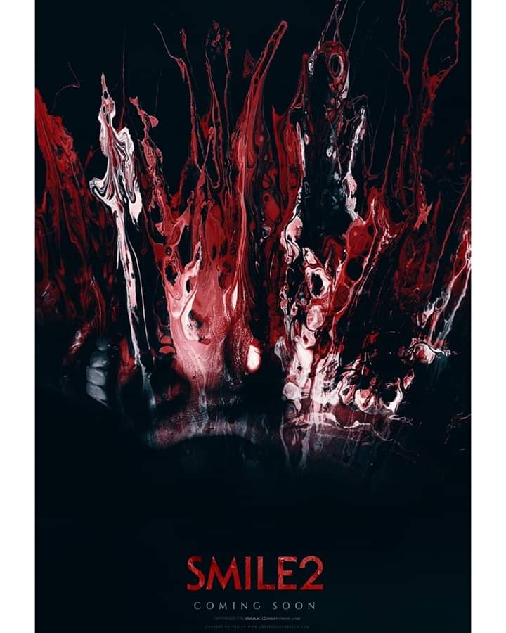 Paramount Pictures has officially confirmed that #SmileMovie 2 is in work, and it will be released next year on October 18, 2024. Stay tuned for more horror movies news.

#Smile2 poster by @creepyduckdesign