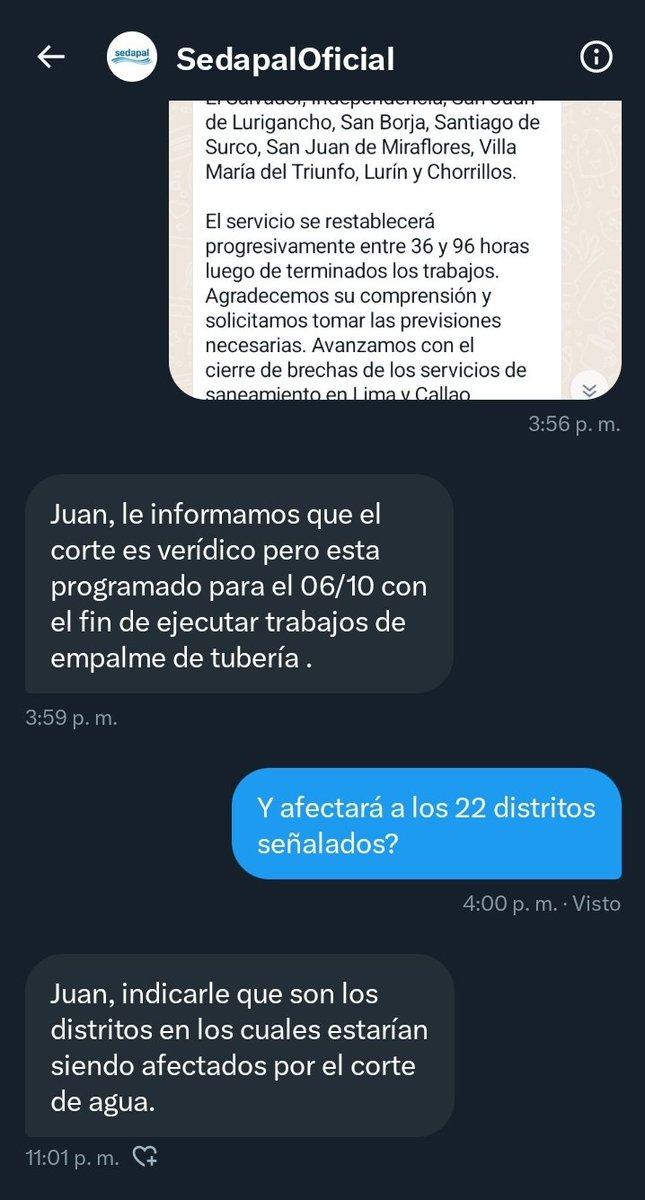 juank23_7's tweet image. #Sedapal
Confirmado 06 de octubre.