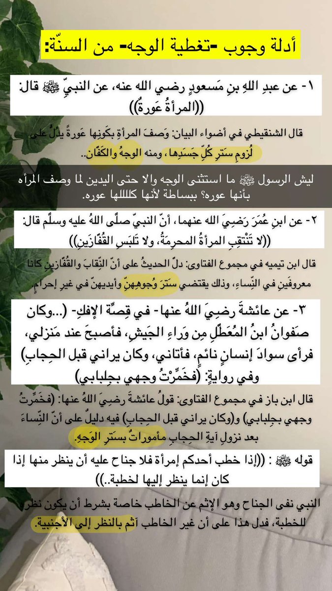 iXSNO's tweet photo. أدلّة وجوب تغطية الوجه من القرآن والسنّة..

اللهم أرِنا الحق حقًا وارزقنا اتّباعه وأرِنا الباطل باطلًا وارزقنا اجتنابه https://t.co/PB2EGQphZP