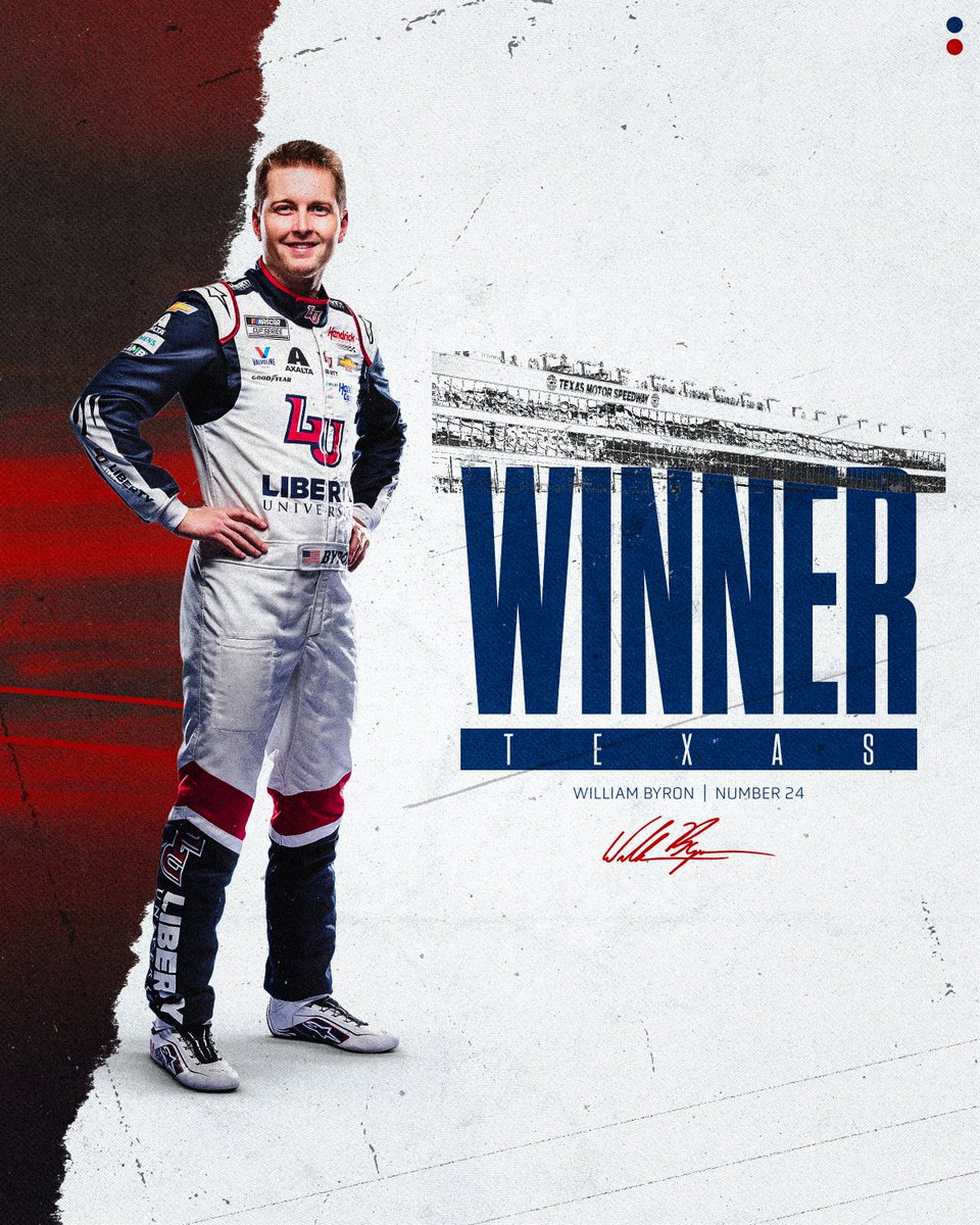TeamHendrick's tweet photo. @WilliamByron captures win 300 for Hendrick Motorsports. https://t.co/yP4RisLbGh