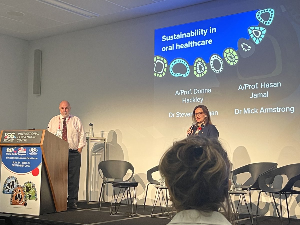 ⁦<a href="/MickArmstrong61/">Mick Armstrong</a>⁩ speaking at the Sustainability session ⁦<a href="/fdiworlddental/">FDI World Dental Federation</a>⁩ ⁦<a href="/AUS_Dental/">Australian Dental Association</a>⁩ ⁦<a href="/TheBDA/">BDA</a>⁩