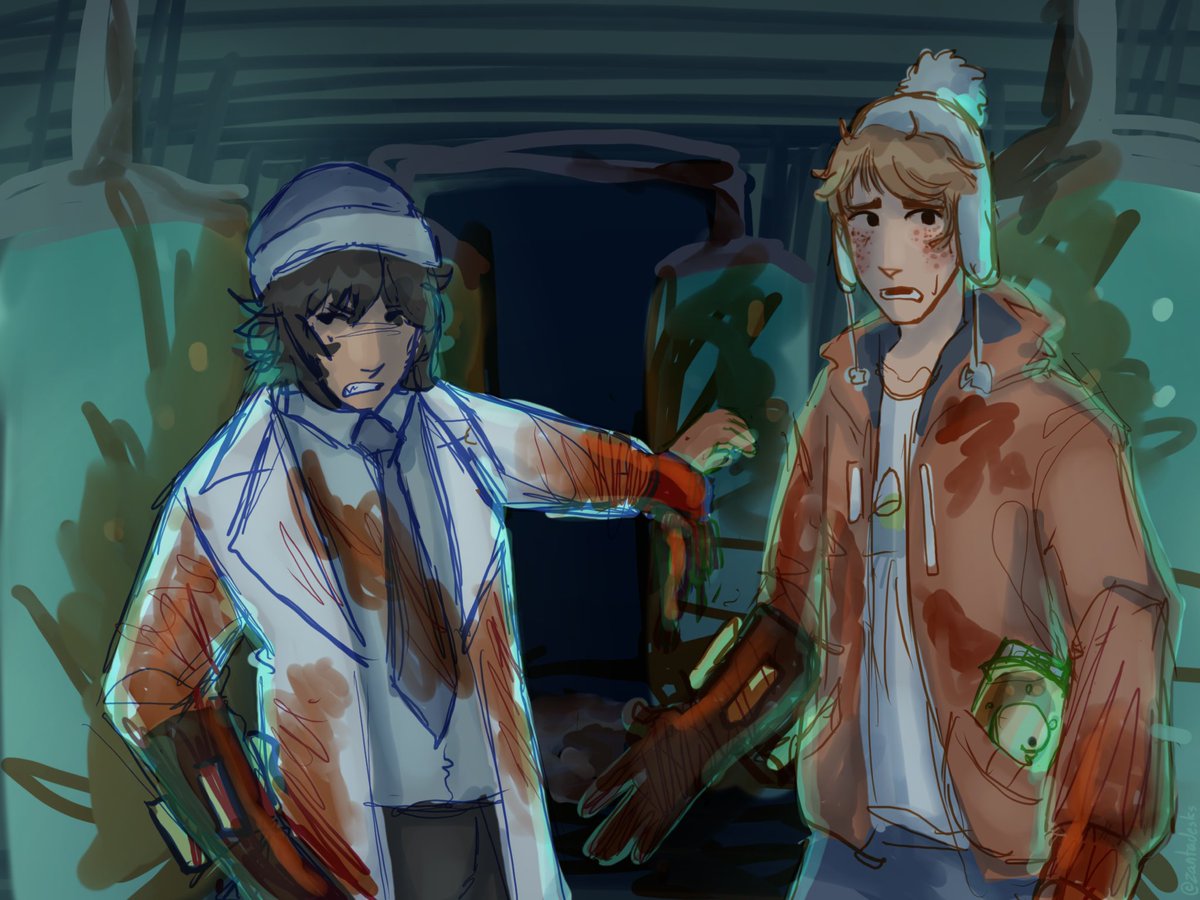 I had to doodle these two..

#ordemparanormalfanart #jefferybacon #benitocamelo