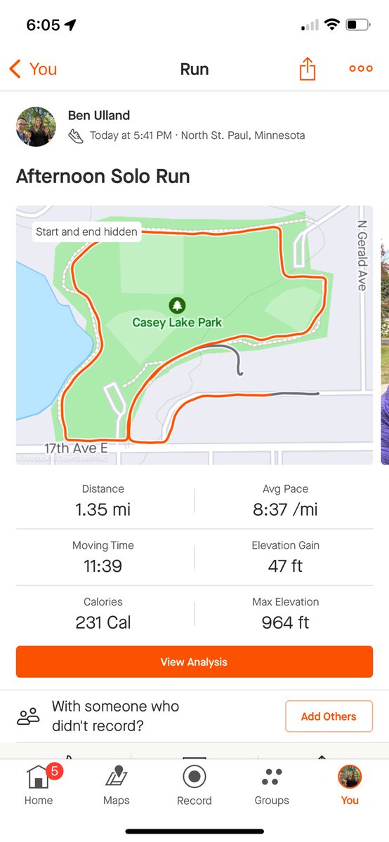 AgentUlland's tweet image. After watching a hard loss by the #mnvikings I had to blow off some steam and get my exercise in. Not much, but it was something 

#WorkoutSunday
1.35 miles
11:39 minutes
