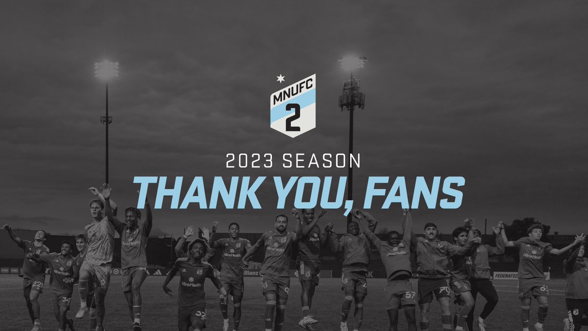 Thank you for your support all season. We see you, we appreciate you.

Time to regroup and get ready for 2024 💪