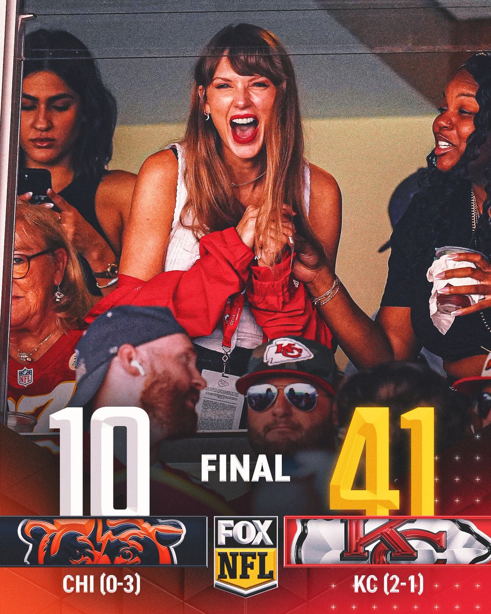 What a start to the Taylor Swift Era for the <a href="/Chiefs/">Kansas City Chiefs</a> 😆