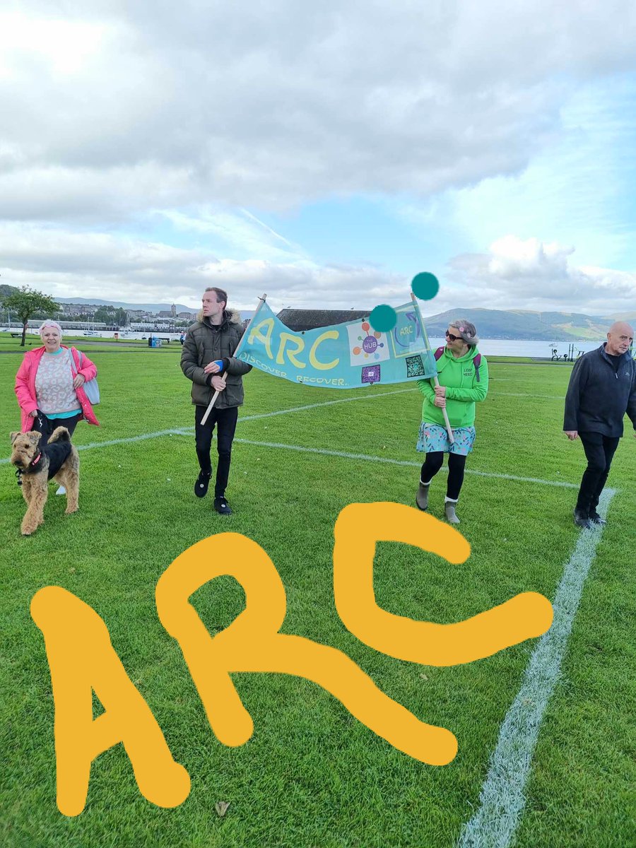 ARCCowal's tweet image. Brillian 1st time at @RecWalkScot #Inverclyde 12 peeps from Dunoon remembering, walking, dancing. Such love, connection &amp;amp; power in #makingrecoveryvisible TY all 💜 @ArgyllADP @alisonmcgrory12 @SRConsortium @SFADInverclyde @LAASAdvocacy @ScotFamADrugs @WithYouABRS @ElenaWhitham