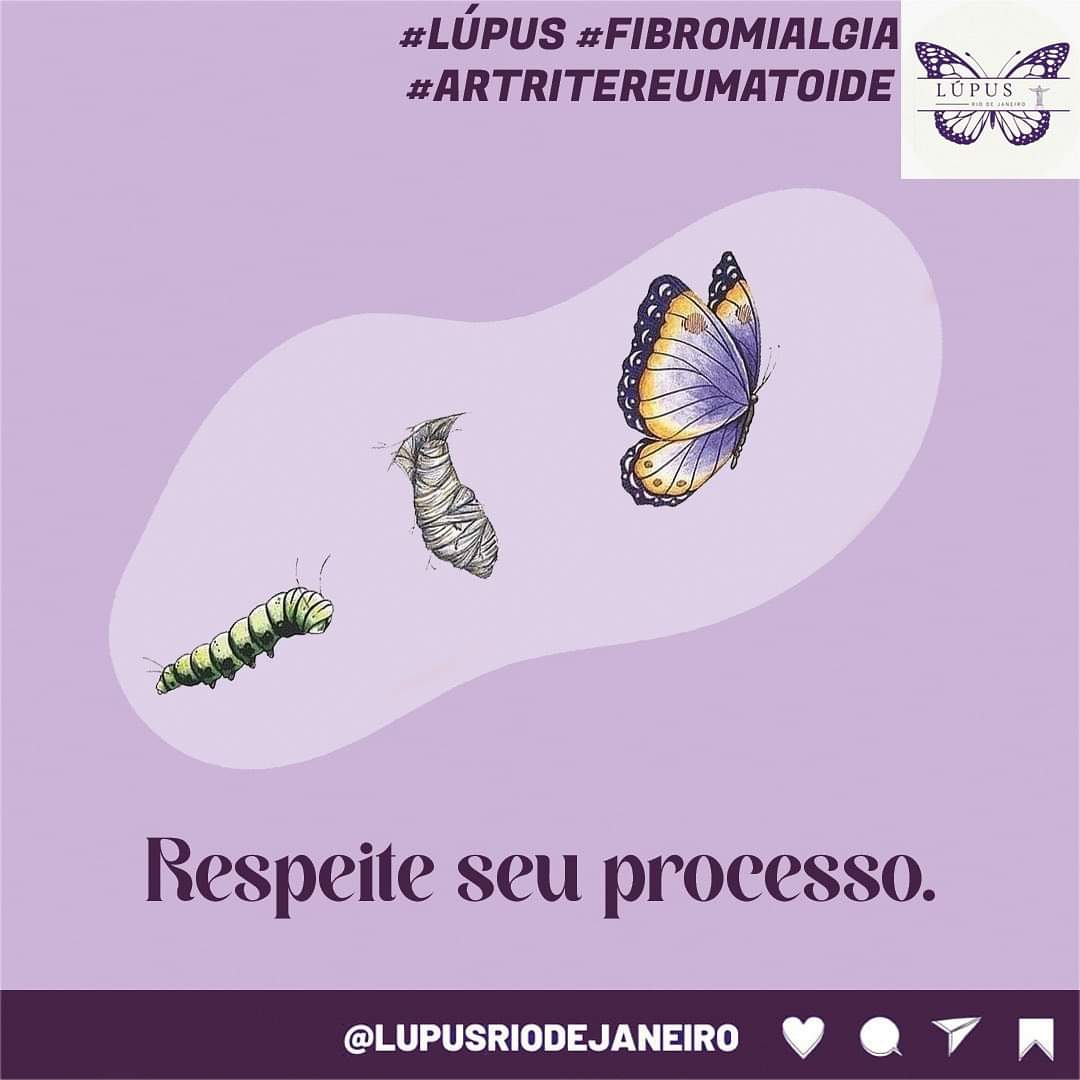 lupuserrejota's tweet photo. Respeite seus limites, seu tempo e seu processo! 🖐🏾💜🦋🦋🦋

#lupus #fibromialgia #artritereumatóide #respeito #processo https://t.co/FeANreNNKH