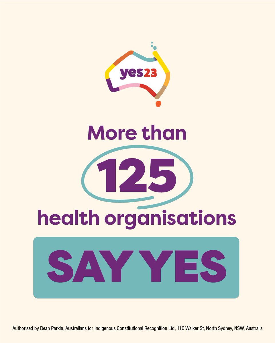 AUMentalHealth's tweet photo. Mental Health Australia has joined more than 125 health organisations in support for a constitutionally enshrined Voice for Aboriginal and Torres Strait Islander peoples.

#Yes23 https://t.co/SwQNbGclte
