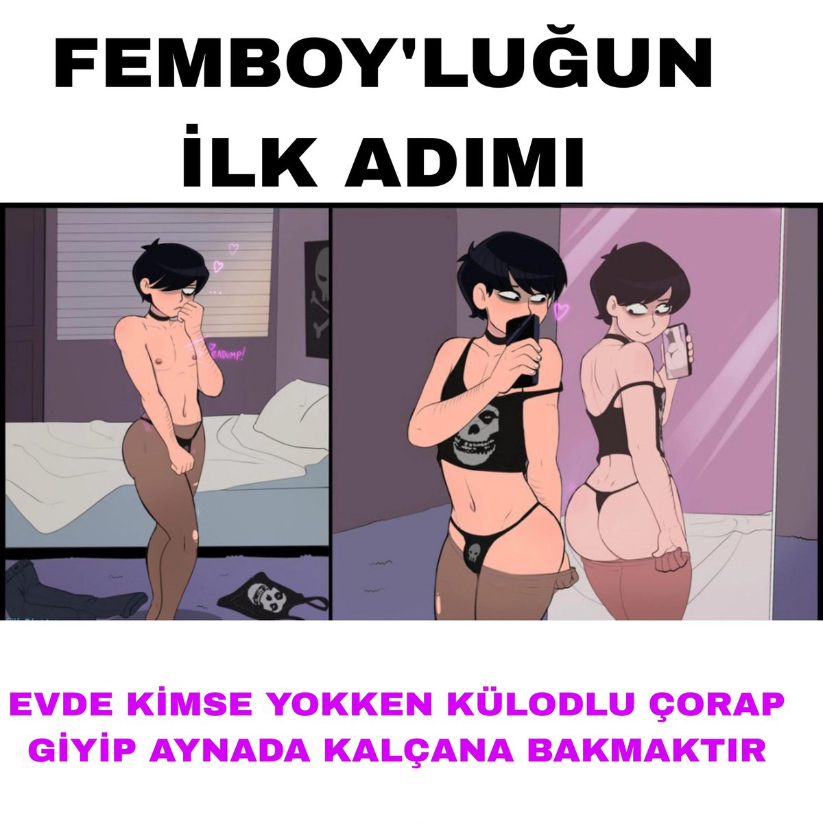 Ve özgürlüğün en önemli adımı ise bu şekilde bir erkeğin karşısına çıkmaktır