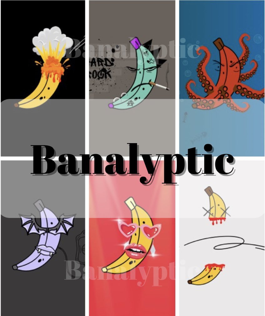 Banalyptic_nft's tweet photo. Come and discover the world of NFTs apocalyptic bananas. Link in bio!

#nftgallery #nftnews #nftcollector #nftcommunity #digitalnftartist #digitalcollectibles #nftartist #nftdrops #artgallery #designnft #pixelart #nftmagazine #nftart #nft https://t.co/OgIsMyNPgI