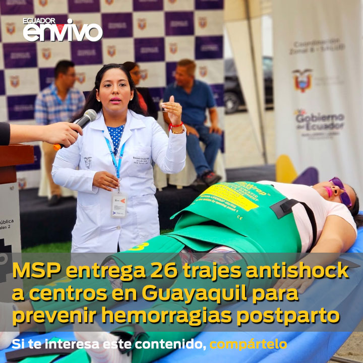 ecuadorenvivo's tweet photo. "La utilidad del traje #antishock es de vital importancia porque permite redistribuir líquidos en la #gestante y prevenir el sangrado" https://t.co/pwNmf7TPo6

@Salud_Ec https://t.co/u0EFxQEhCQ