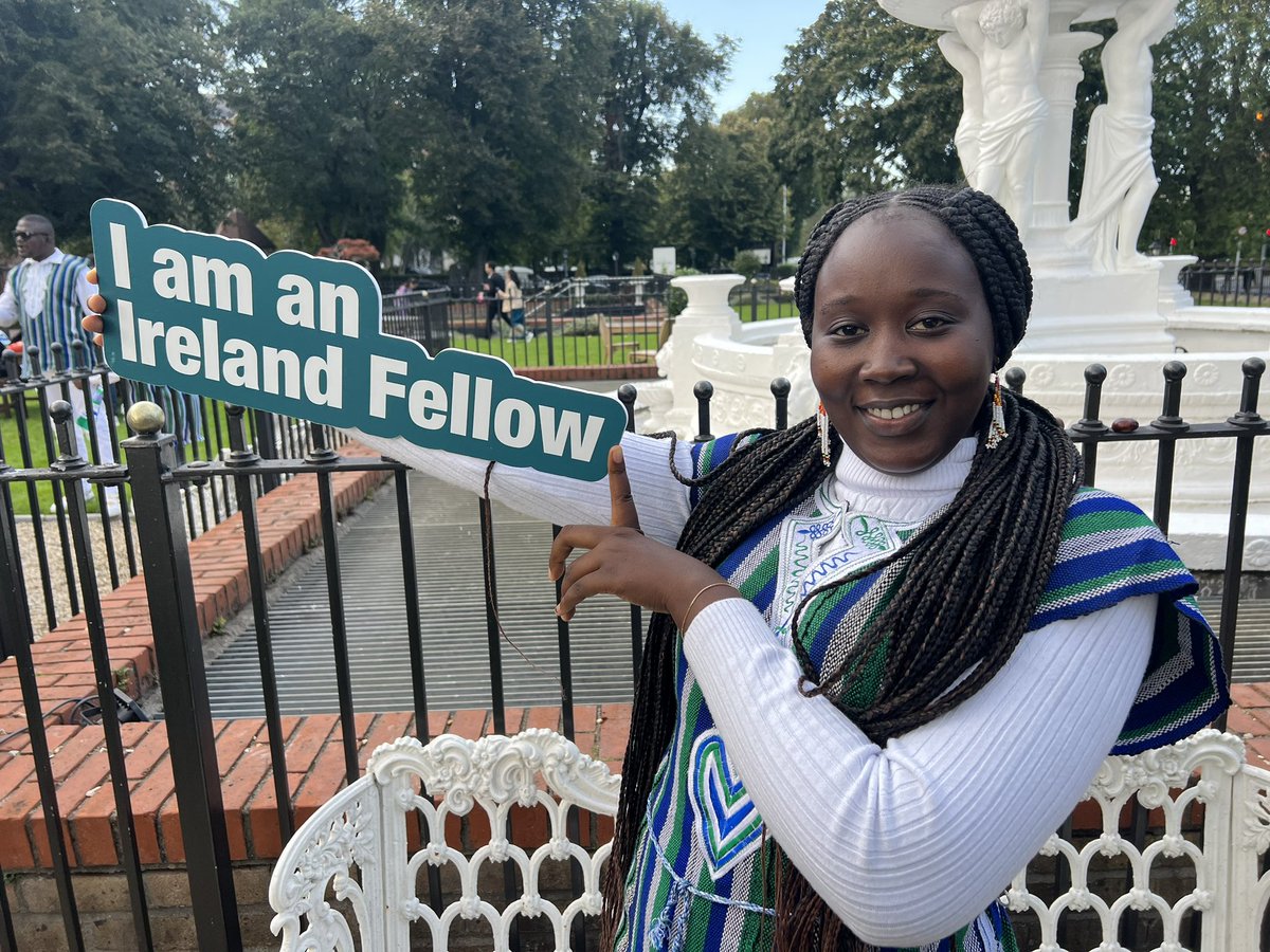 BallahVictoria's tweet photo. Another phase, another start, another adventure, another opportunity and another country. 
Starting the race of another academic milestone of MA in International Development @MaynoothUni.
@ICOSirl 
@IrlEmbFreetown 
#GratefulBeyoneWords😇 https://t.co/QMYzpZ1eIL