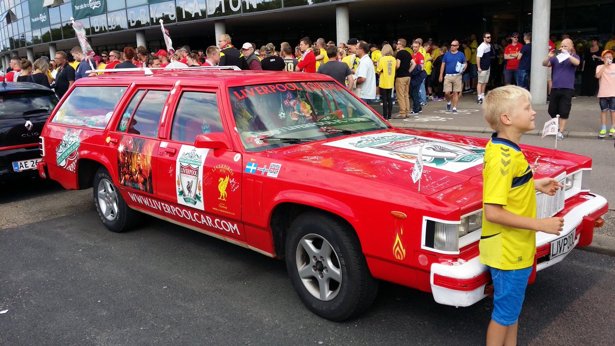 MattiasArvidss1's tweet photo. evening ladies and gentlemen. Sadly this isn't my car. I saw it in Copenhagen nine years ago when we played #broendbyif #DanielAgger #LFC #YNWA #JFT97 #LiverpoolFC https://t.co/poK2DLNPeW