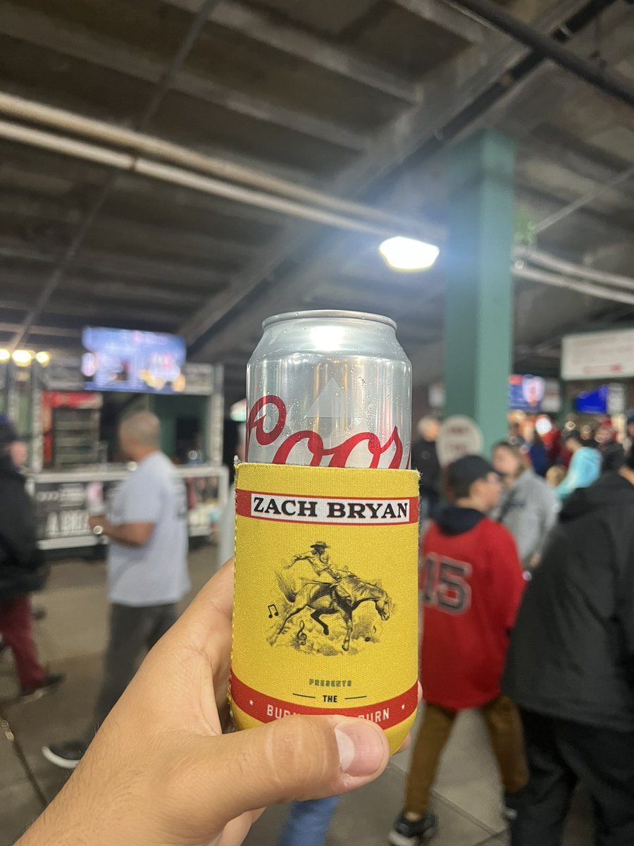 newenglandszn's tweet photo. @zachlanebryan brought the ZB koozie to Fenway for the Sox https://t.co/NJVW7n1KRa