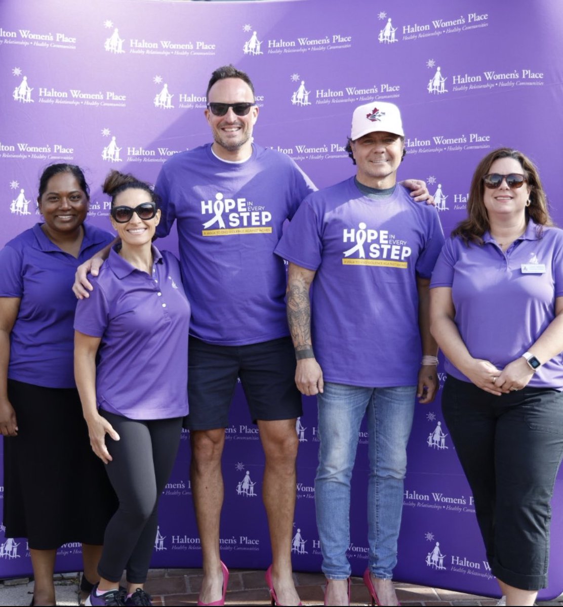 Some of the organizers from <a href="/HaltonWomensPl/">Halton Women's Place</a> who are dedicated to the cause. Remarkable people.