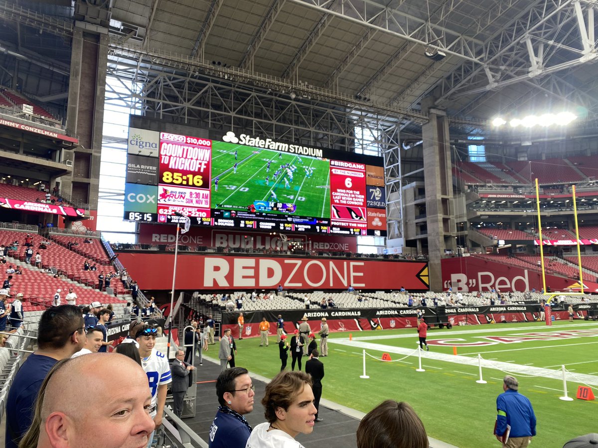 I love seeing so many <a href="/dallascowboys/">Dallas Cowboys</a> fans. Almost like a home game.