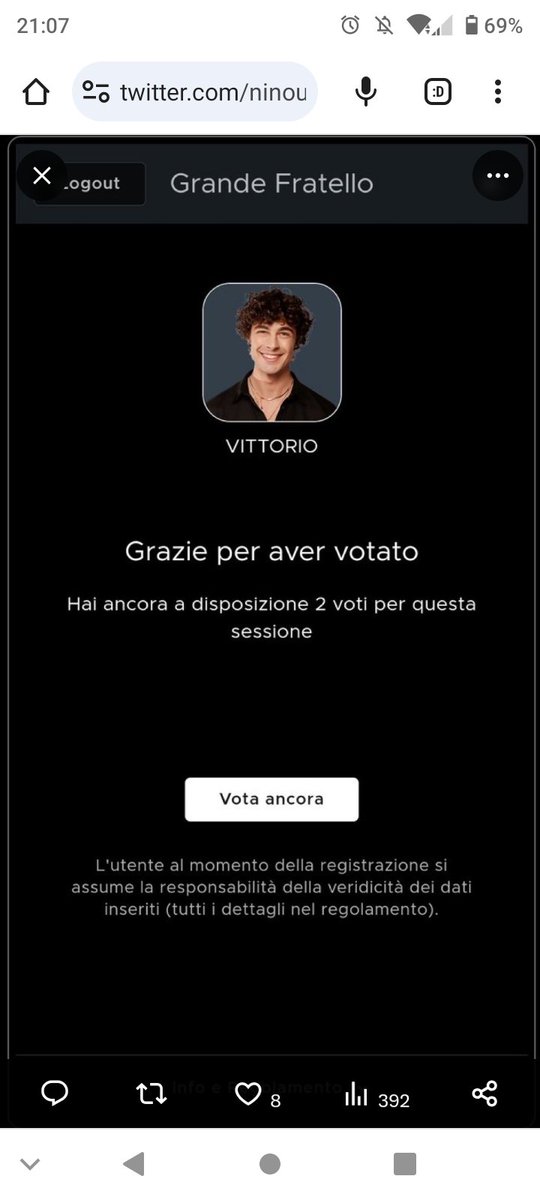 AntoSpinalbese7's tweet photo. Oltre che cattivi sono anche imbecilli🤷 non capiscono che più si accaniscono contro Vittorio... più lui prende voti e diventa forte,  vabbè peggio per loro💥. #GrandeFratello https://t.co/OW9QDYeJAv