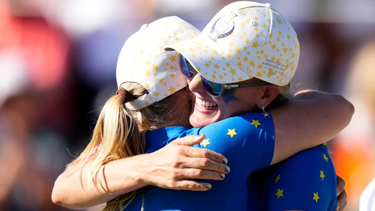 Yay well done our girls!🏌️‍♀️⛳️😊

#SolheimCup2023