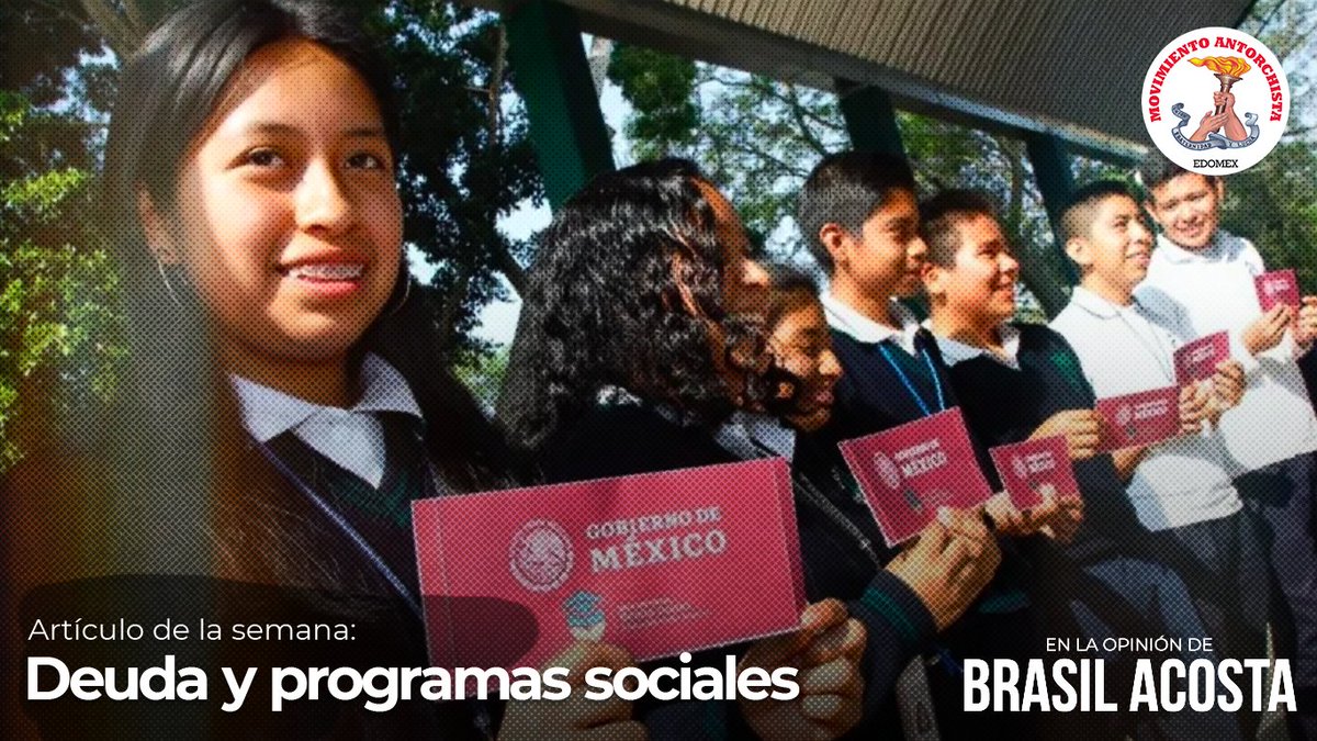 "Deuda y programas sociales" es mi artículo para <a href="/BuzosNoticias/">Buzos de la Noticia</a> 1100.

Este gobierno, en su afán de conquistar electoralmente las voluntades de las masas, ha decidido darle dinero vía las tarjetas del “bienestar”.

Puedes escuchar y leer el artículo aquí:
tinyurl.com/mryv8eyn