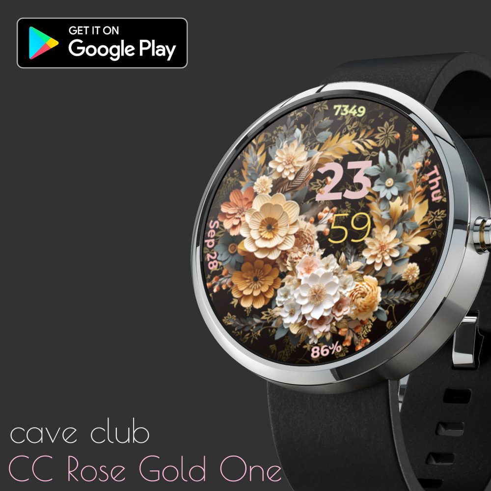 smART_studioART's tweet photo. 📢 Cave Club Wear OS Watch Face: CC Rose Gold One 
https://t.co/OP5BPv8TxX

#wearos #samsunggalaxy #smartwatch #smartwatches #watchfaces #facewatch #galaxywatch #galaxywatch4 #galaxywatch5 #watchface #galaxywatch4 #playstore #wearosface #Wearable #watch #wearos3 https://t.co/ryVScDyge5