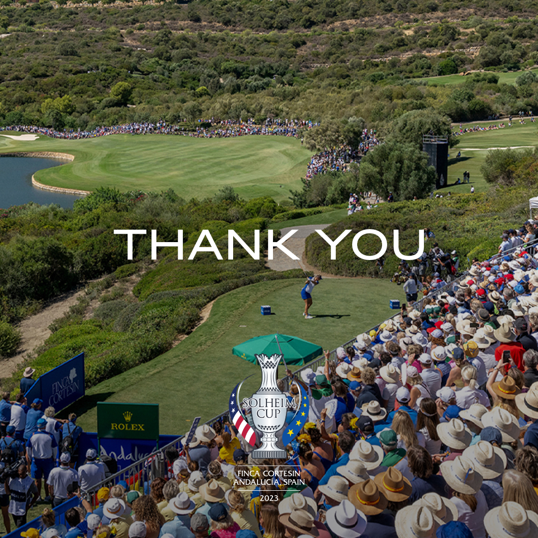 We thank @TheSolheimCup for another incredible tournament. The most prestigious team event in women’s golf was played out in front of a passionate crowd at the glorious Finca Cortesin in Spain. #RolexFamily #SolheimCup2023 #Perpetual