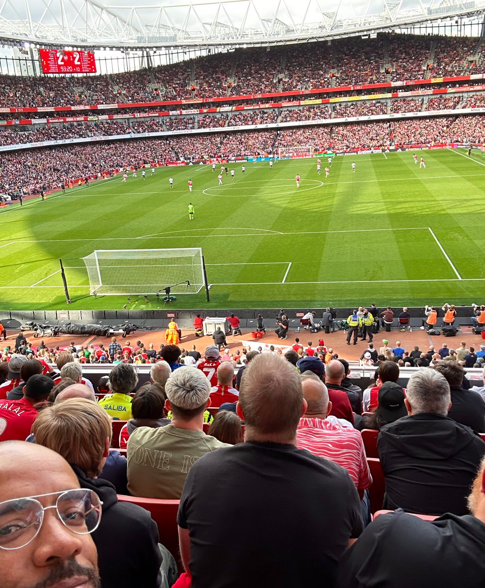 A 2-2 draw isn’t a win, but today was something I’ll never forget. The feeling in this stadium after Arsenal scores is unlike anything I’ve ever experienced. The Emirates is such a special place. The fans are such a special group. Arsenal will always be my team. We keep going⚪️🔴