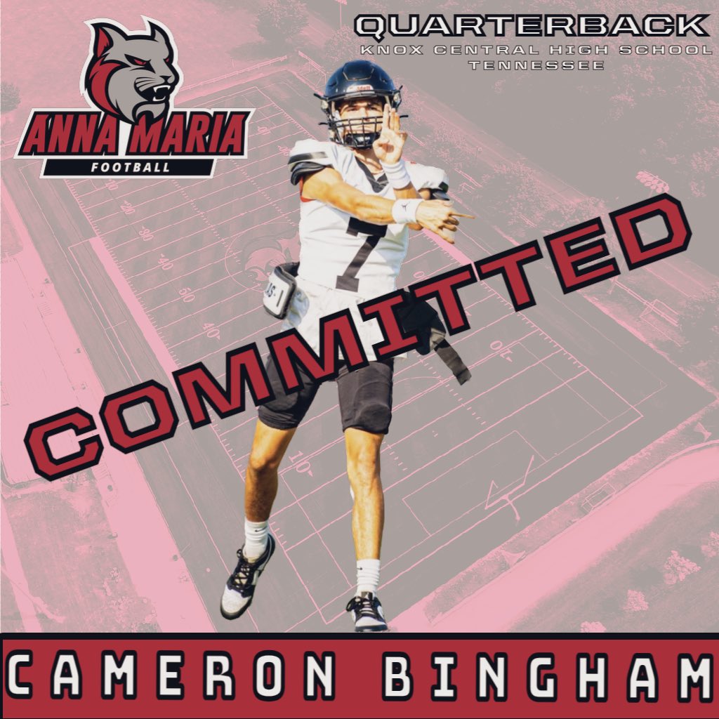 I am blessed to announce I have committed to Anna Maria College. <a href="/Coach_SCroce/">Steven M Croce</a> <a href="/MrCoachCraney/">Nick Craney</a> <a href="/CoachDrummm/">Tyler Drummer</a>