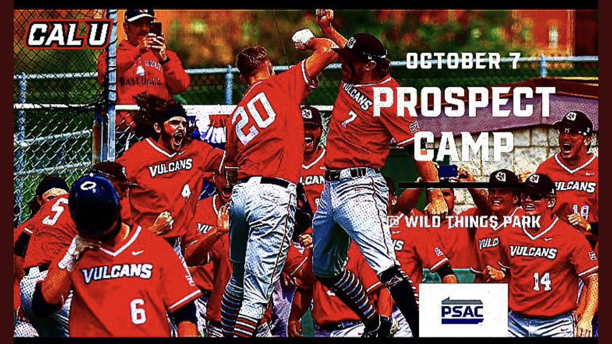 If you’re a 2024/2025 baseball player who is uncommitted we still have spots available. Follow the link and show off your skill set October 7th! #Vulcans 

calpabaseballcamps.totalcamps.com/shop/EVENT