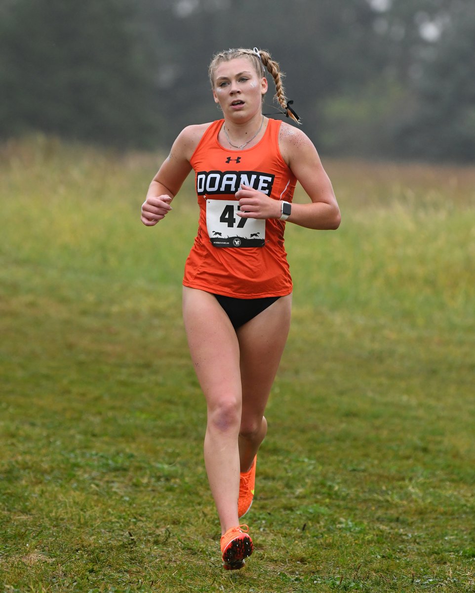 Scoop_DoaneTF's tweet photo. .@JadenHilkemann (40) ran a well-measured 20:19 to pace the #DoaneXC women at #DeanWhite, followed by @callawittland (52), @AnnikaPingel (48) and @Danie_Parriott (47); @GraceColbert9 (37) got up for fifth…our 1-5 split was just 54 sec. https://t.co/L0fqPT8Qxu