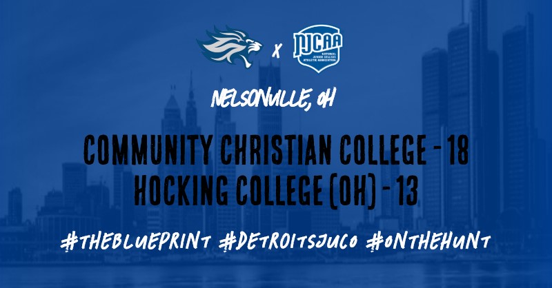 CCC beats NJCAA Region XII rival, Hocking College, in Ohio! 