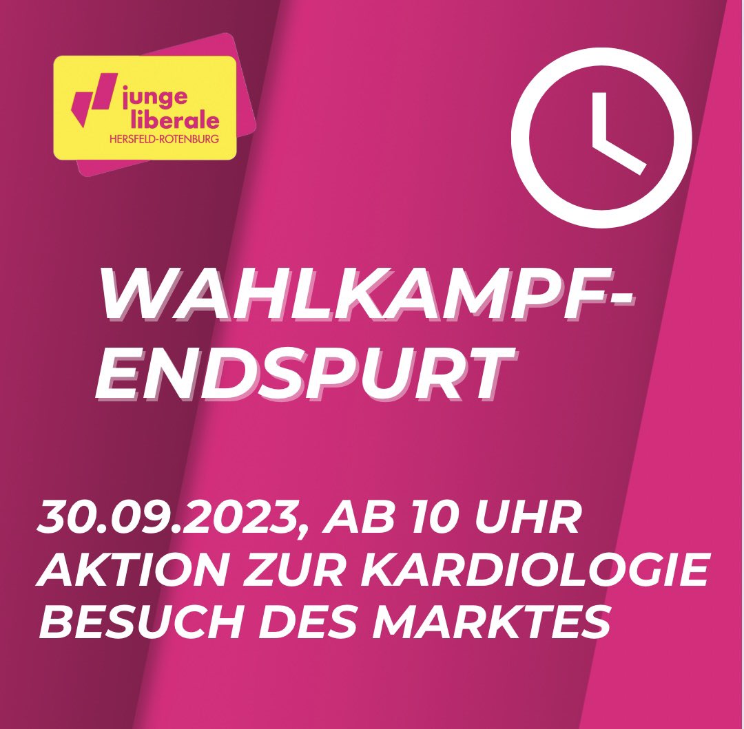 julis_hefrof's tweet image. Wahlkampfendspurt in Rotenburg.
Mit coolen Aktionen und dem Besuch des Marktes, wo anschließend nochmal kräftig gefleyert wird. Wir freuen uns auf euch. 🗽🚀