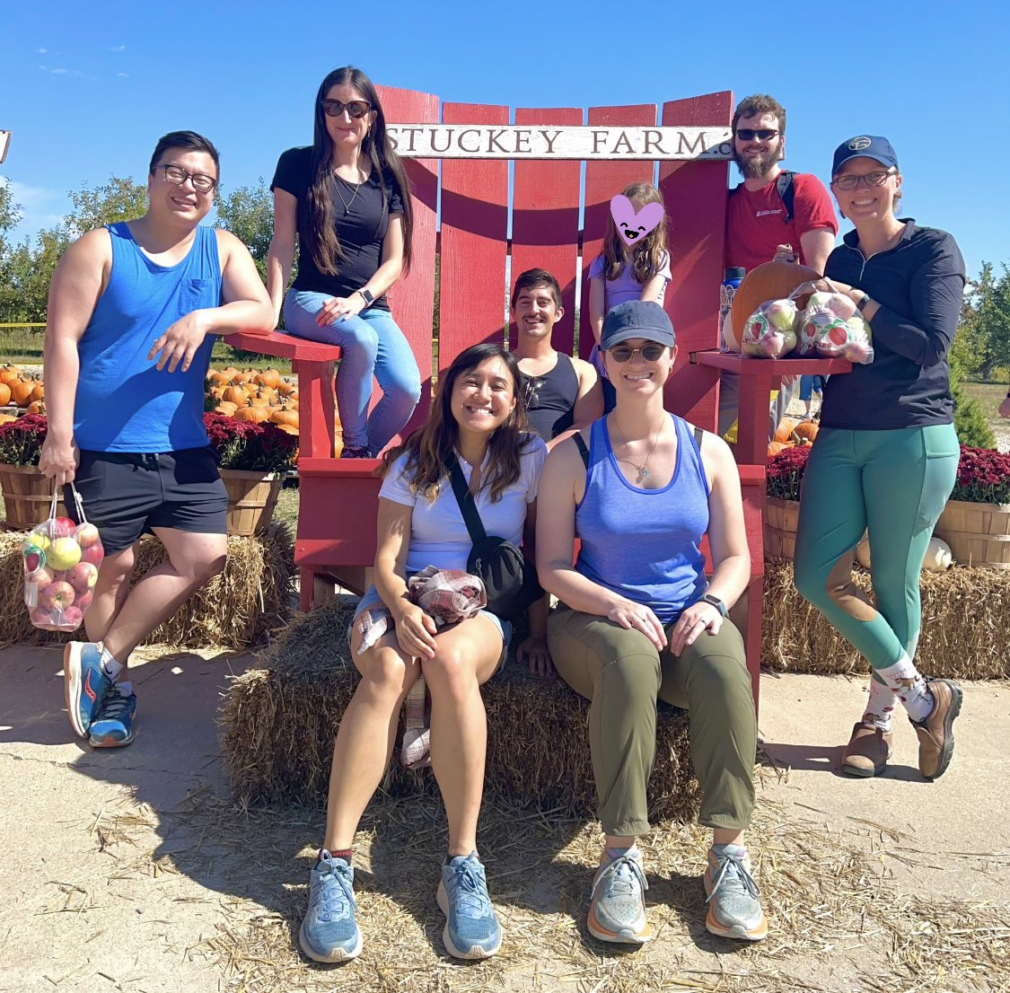 ‘Tis apple picking season! 🍎🍏 part of our team &amp; family got out to enjoy the fall day 🍂🍁!