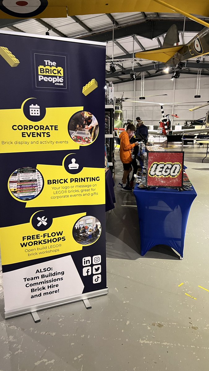 thebrickpeople_'s tweet image. A selection of photos from this weekends double LEGO brick event at the @armyflying museum! Thank you for having us again and we look forward to next time! 🙌 #lego #legoevent #legofun #armyflying #andover