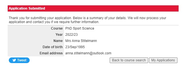 PhD application submitted! 🤞🤩
New challenges on the horizon!
@staffsuni