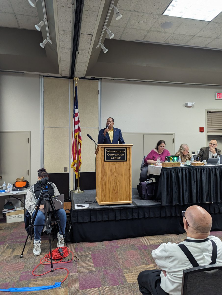 larryelder's tweet photo. Thank you to the @NVGOP for inviting me to address their fall meeting in Winnemucca!

#WeveGotACountryToSave https://t.co/PdX6suauC7