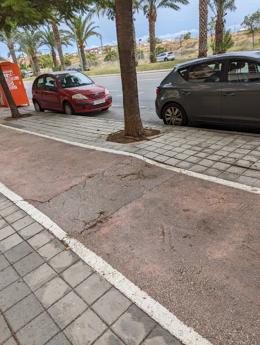 alejandryto's tweet photo. @saicalicante una muestra del estado de las aceras en el PAU 1, en concreto en Médico Ricardo Ferre entre las calles Matrona Maria de Gracia y Medico Luis Rivera. Una vergüenza un barrio tan nuevo y con estas aceras @BarcalaSierra @CompromisALC @eualacant @informacion_es https://t.co/3o8lV8b1Q7