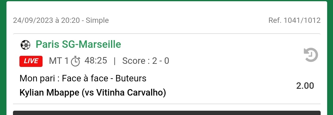 lethos92's tweet photo. @UnibetFrance à la suite de la sortie de Mbappe, est-ce que ce pari est bien remboursé ? https://t.co/2RE4VJDkzf