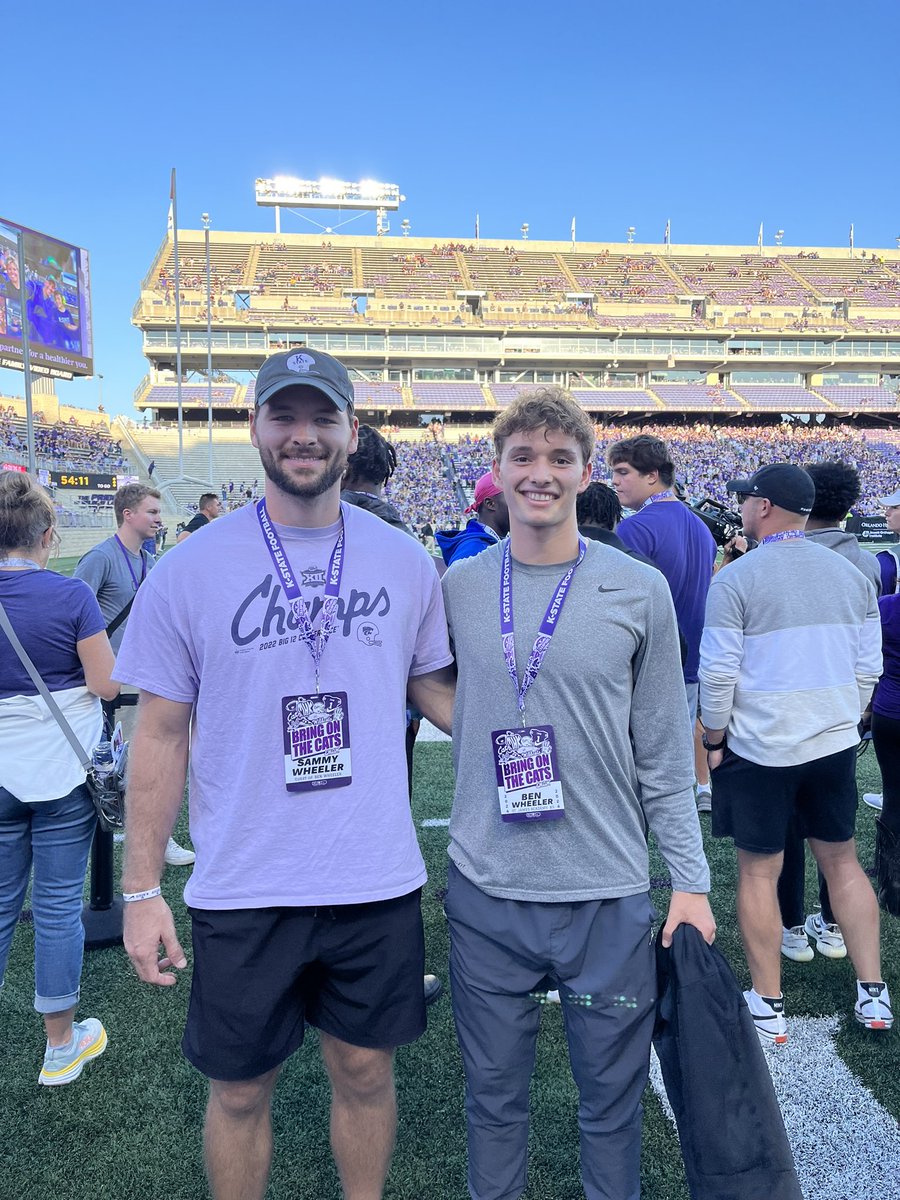 Ben4wheeler's tweet photo. Had a great time at K-State yesterday! @spedbraet @KStateFB https://t.co/lphbI7Yy7t