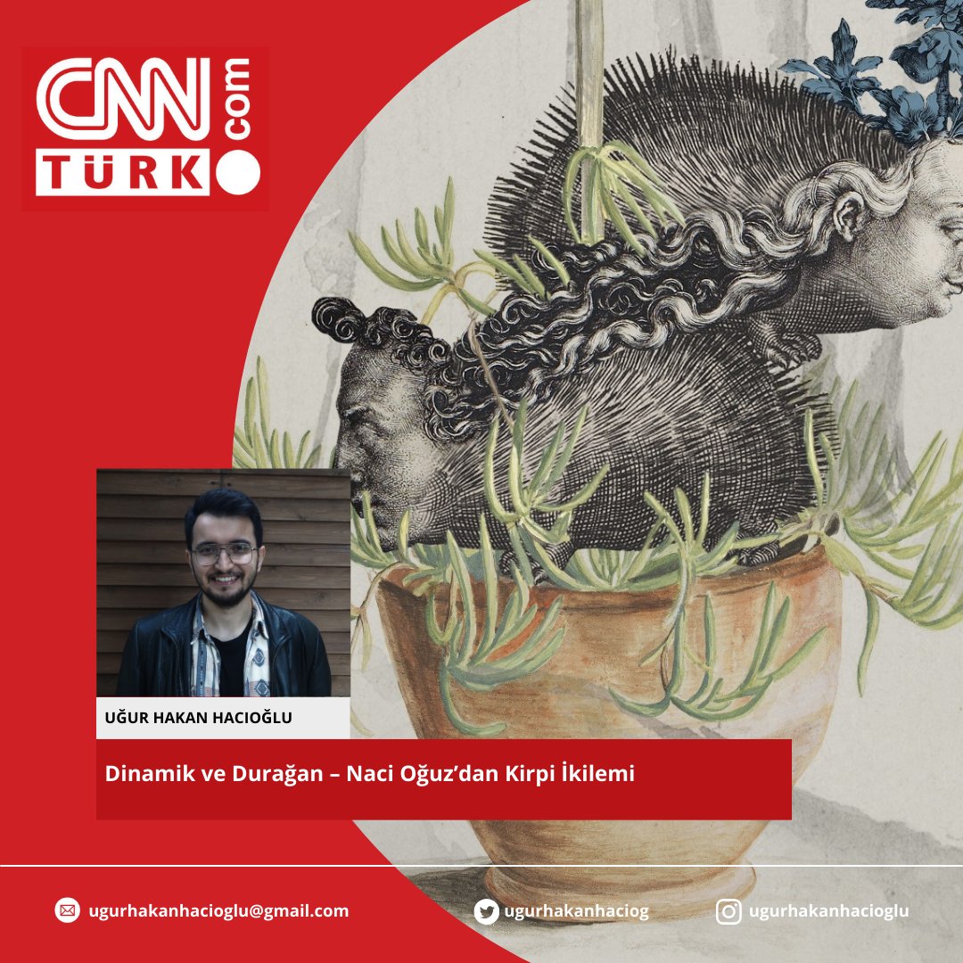 Aslında hepimiz içinde bulunduğumuz anı yaşamak istesek de gündelik hıza ayak uydurma zorunluluğunu alt edemiyoruz. cnnturk.com/yazarlar/gunce… <a href="/NaciOguzMusic/">Naci Oğuz</a> #NaciOğuz #Kirpiİkilemi