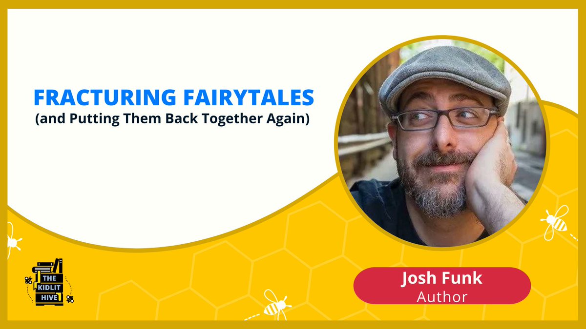 Josh Funk (@joshfunkbooks) on Twitter photo I've written four meta-fractured fairy tales, and for the first time on Thursday, 10/19 at 7pm ET I'm leading a virtual workshop about it: FRACTURING FAIRY TALES (and putting them back together again) with <a href="/thekidlithive/">The Kidlit Hive</a>.
Details and registration info at: kidlithive.com/event/fracturi… I've written four meta-fractured fairy tales, and for the first time on Thursday, 10/19 at 7pm ET I'm leading a virtual workshop about it: FRACTURING FAIRY TALES (and putting them back together again) with <a href="/thekidlithive/">The Kidlit Hive</a>.
Details and registration info at: kidlithive.com/event/fracturi…