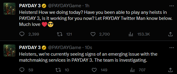 CrazeLive's tweet photo. @PAYDAYGame aged to well.... https://t.co/F2iwkd2H4Y