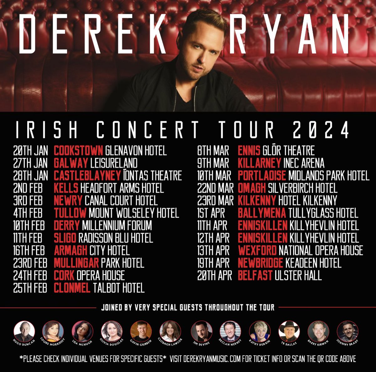 derekryanmusic's tweet photo. 🚨Irish Concert Tour 2024🚨

Tickets on sale at 10am tomorrow! https://t.co/G5JgQ4rasM