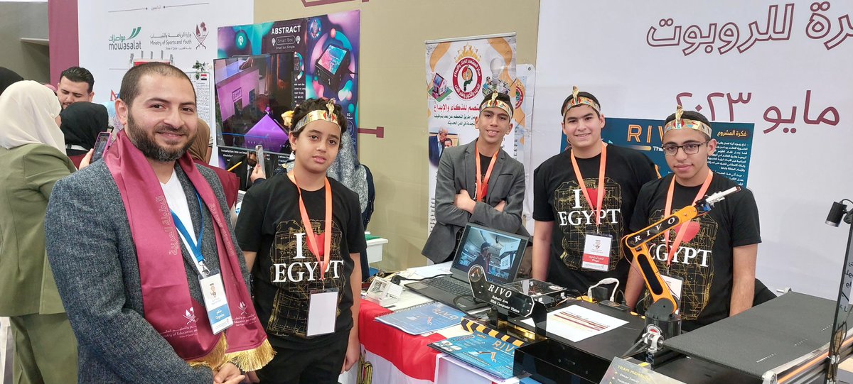 ictmgd's tweet photo. The 14th Arab Robotics Championship, organized by the Ministry of Education and Higher Education (MOEHE) in Qatar. 🇶🇦

I was glad to be selected as an organizer and representative for my country Egypt. 🇪🇬

#ROBOT #STEM #QATAR #EDUCATION #EDTECH https://t.co/5spyWoJX9t